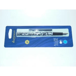 New Waterman Allure Fountain Pen Camo Fine Steel Nib +Blue Cartridge 2105130 - Picture 1 of 1