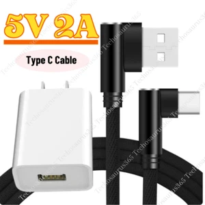 5V 2A USB Wall Charger Block Fast Charging Type C Cable For Samsung iPhone 15Pro - Picture 1 of 16