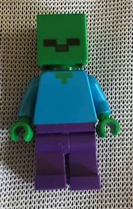Lego Minecraft Zombie Minifigur - MIN010 - Neu - Bild 1 von 1