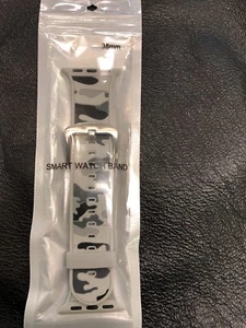 Gray Camouflage Watch Sport Band 38mm - Picture 1 of 1