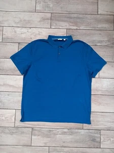 Mens CALVIN KLEIN Polo Shirt In Blue Size XL - Picture 1 of 6
