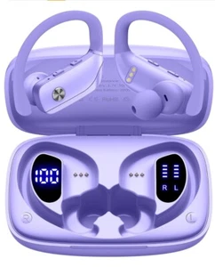 Auriculares inalámbricos SportPulse - 48 horas de reproducción Bluetooth - Imagen 1 de 6