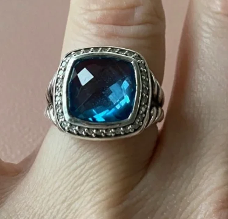 David Yurman Blue Topaz Gemstone Fine Rings for sale | eBay