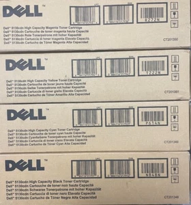 Original Dell 5130CDN High Capacity Toner Set N848N T222N P614N R272N - Bild 1 von 1