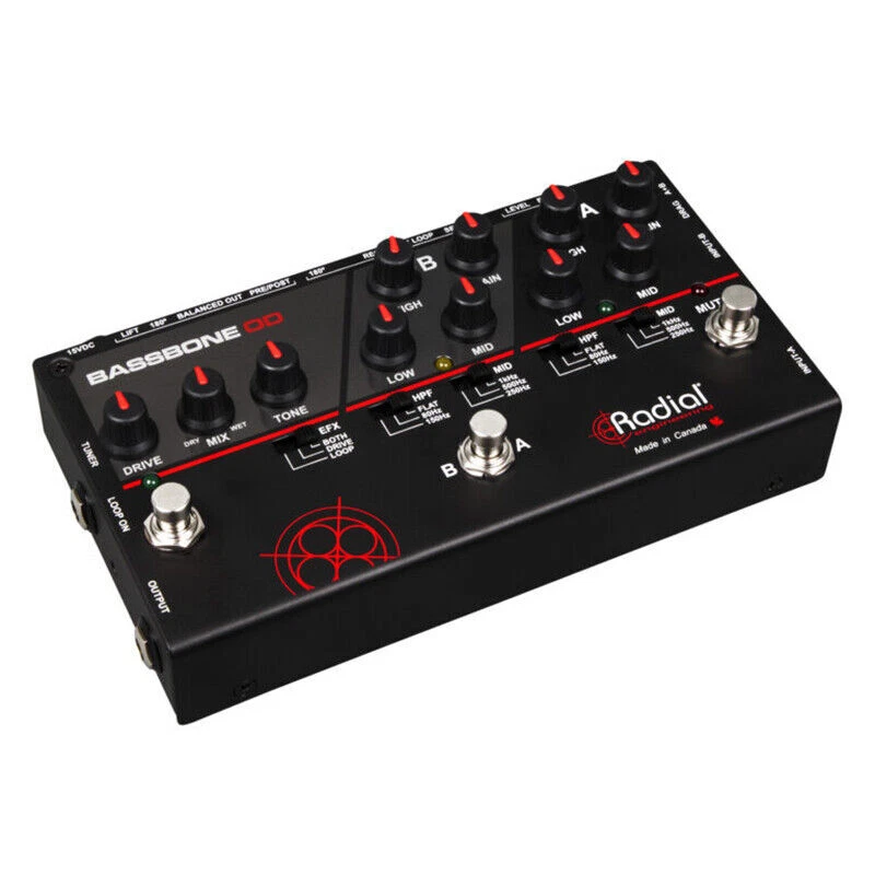 Radial Engineering Bassbone OD Effects Pedal R800 7072