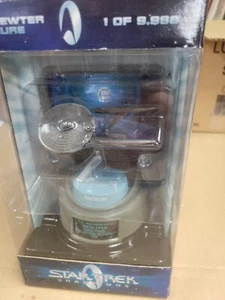 Star Trek TOS U.S.S. Enterprise NCC-1701 Pewter The Motion Picture '98 COA NM - Picture 1 of 8