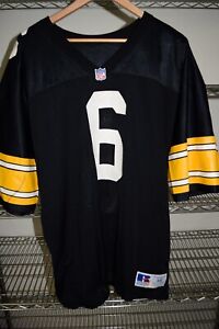 Bubby Brister NO NAME Pittsburgh Steelers Russell Athletic Usa Made Jersey sz 48