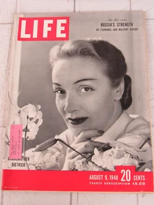 Life Magazine August 9, 1948 Grandmother Dietrich - Bild 1 von 7