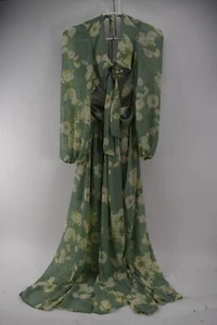Maxi abito donna Forever 21 verde salvia stampa floreale taglia M - Foto 1 di 6