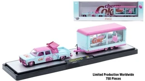 M2 MACHINES CHASE ‘73 CHEVY CHEYENNE SUPER 30 DUALLY & 85 CHEVY CAMARO IROC-Z - Picture 1 of 3