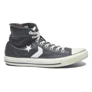 Converse Pro Leather Herren High Top Sneaker Schwarz Leder UK 7,5 Klassischer Stil - Bild 1 von 6