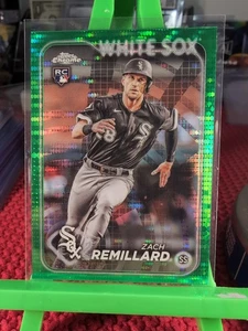2024 Topps Chrome Zach Remillard RC Green Sonar #99/99 No.155 - Picture 1 of 6
