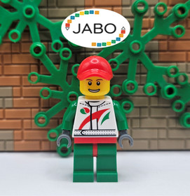 (S6/8/3) Lego City cty0390 Race Car Mechanic Octan Logo 60025