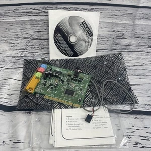 CREATIVE LABS SOUND BLASTER VIBRA 128 SOUND CARD PCI ES1371 CT4810 J4-8(1) - Afbeelding 1 van 7