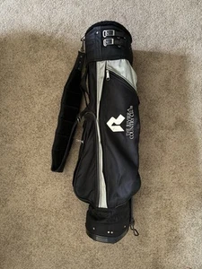 RARE Vintage Jones Riviera Country Club Golf Carry Stand Bag - Black - Picture 1 of 8