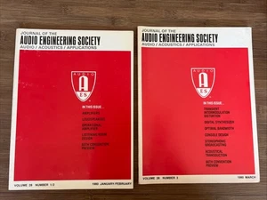 AES Journal Of The Audio Engineering Society Magazine 1980 Vol 28 Vintage - Picture 1 of 17