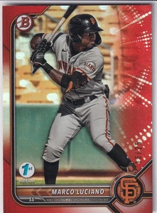 Marco Luciano - /25 Naranja - Bowman 2022 Primera Edición - Imagen 1 de 2