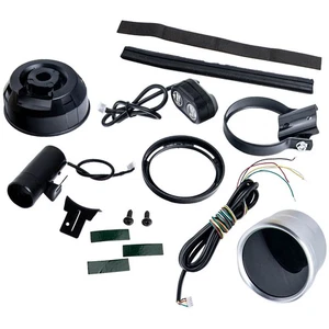 Pantalla LED medidor de tacómetro de 80 mm y 3,5 pulgadas para autos universales de gasolina de 12 V con luz de cambio - Imagen 1 de 12