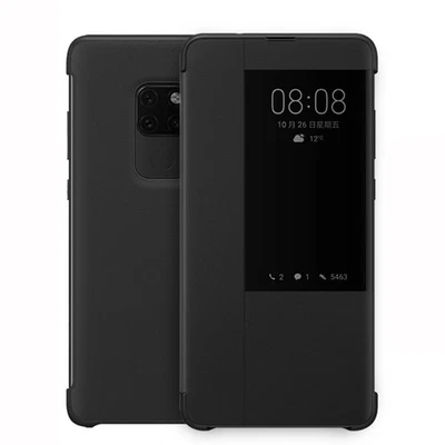 NUEVA Funda Abatible de Lujo de Cuero PU Vista Inteligente para Huawei Mate20 X/Mate20 Pro/Mate20 Foto 1 de 4