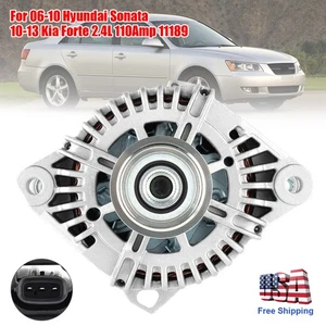 Alternator for Hyundai Sonata 06-10 Kia Forte 2010-2013 Magentis Optima 110A 12V - Bild 1 von 11