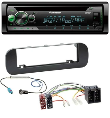 Pioneer USB MP3 DAB AUX CD Autoradio für Fiat Panda (ab 2012) - schwarz - Bild 1 von 4