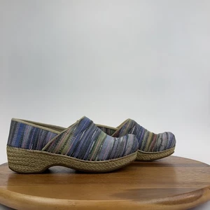 Zuecos profesionales cómodos informales tejido arco iris Dansko Jute Pro para mujer talla 37 - Imagen 1 de 8
