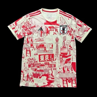 Camiseta Adidas Para Hombre Talla Grande Selección Nacional de Fútbol de Japón 2023-24 Hype Sobreimpresión Foto 1 de 4