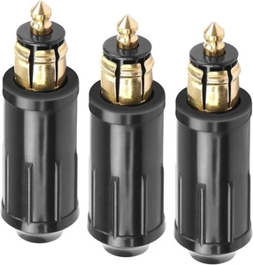 3xPrise DIN 12V Allume-Cigare Voiture Moto Adaptateur Mâle Connecteur Réparation - Bild 1 von 5