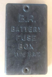 Cubierta de caja de fusibles de batería British Railway BR - Railwayana - Imagen 1 de 5
