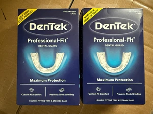 Confezione da 2 protezioni dentali Dentek Professional Fit Custom Fit NUOVE - Foto 1 di 1