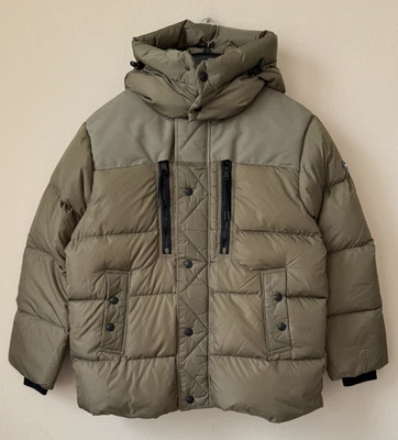 RLX Ralph Lauren Water-Repellent Down Hooded Jacket Fall Sage M, L $998 - Image 1 of 4
