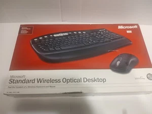 Microsoft Wireless Optical Desktop Keyboard & Mouse PC, Mac, PS/2,USB New In Box - Picture 1 of 16
