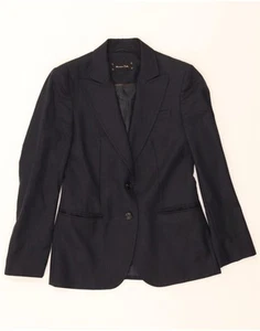 Chaqueta Blazer MASSIMO DUTTI Mujer 2 Botones EU 38 Pequeña Azul Marino CX73 - Imagen 1 de 3