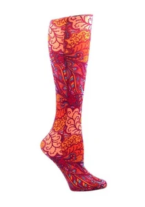 Celeste Stein Therapeutic Graduated Compression Socks, Bright Vintage Floral,... - Picture 1 of 1