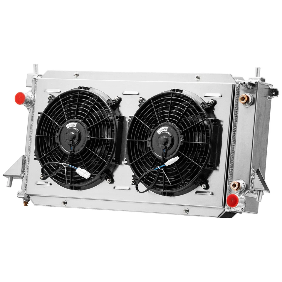 4 ROW Radiator Shroud Fan For 1996-2007 Ford Taurus Mercury Sable 3.0/3.4L NEW Foto 1 de 4