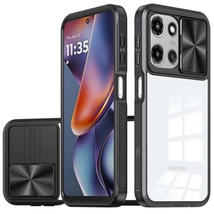Funda para lente trasera híbrida transparente híbrida + vidrio templado para Moto G 2025 - Imagen 1 de 15
