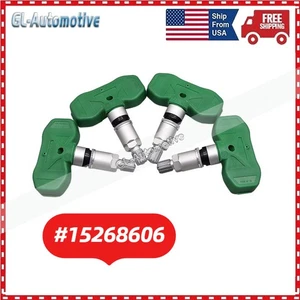 15268606 Tire Pressure Sensor Kit of 4 TPMS For GM Cadillac Buick Chevrolet US - Picture 1 of 12