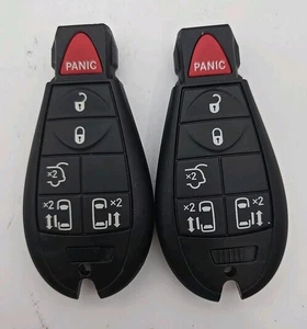 2x Schlüsselanhänger Dodge Chrysler 6 Tasten 56046704AG (O3) - Bild 1 von 3