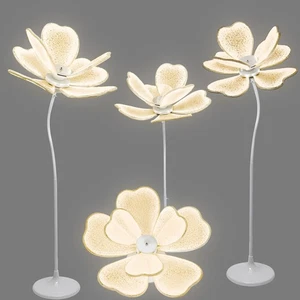 LED Flower Set of 4 Wedding Flower Guide Lights Decorative Led Flowers for Party - Picture 1 of 7