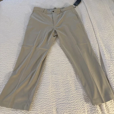 Pantalones de golf Callaway para hombre forro plateado, tela flexible color crema 38x30 arena nuevos con etiquetas Foto 1 de 4
