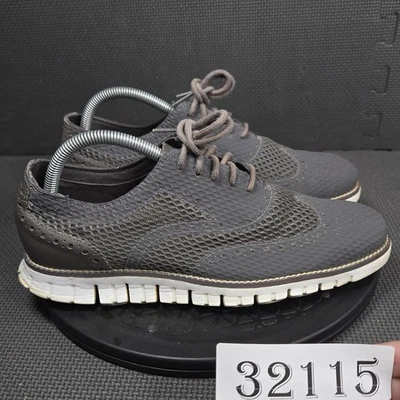 Cole Haan ZeroGrand Zapatos Para Hombres Talla 8M Gris Punta de Ala Oxford Zapatilla Grand OS Foto 1 de 4