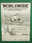 6/1981 PUB AGUSTA HELICOPTER HELICOPTERE AGUSTA A.109A MK II ORIGINAL FRENCH AD