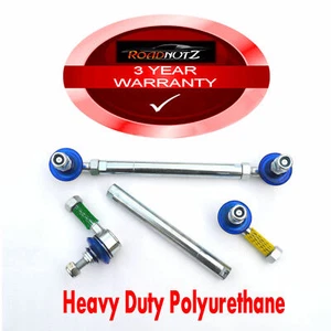 Eslabones delanteros ajustables RoadNutz para Toyota Corolla 1.8i VVTLi-TSport ZZE123 01-07 - Imagen 1 de 5