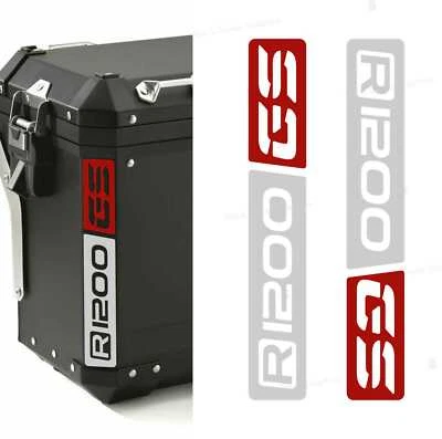 BLACK DOVES GRAPHICS n.2 adesivi rifrangenti valigie laterali compatibili BMW R 1200 GS Adventure