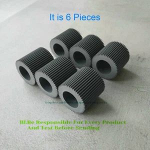 6Pcs  Rubber Pickup Roller C229-2836 Fit For Ricoh JP3800 2800 2810  DX4443 4445 - Picture 1 of 1