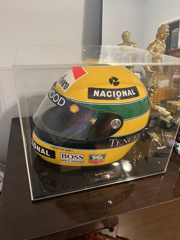 ayrton senna helmet paint by sid mosca 1:1 Cover