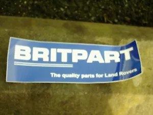 BRITPART THE QUALITY PARTS FOR LAND ROVERS DECAL STICKER 295mm x 90mm BLUE NEW - Picture 1 of 1