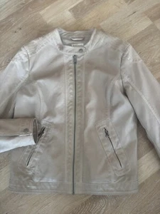 SOCCX: LEDERJACKE: Neuwertig + in Größe M/38: Beige ***** - Bild 1 von 10