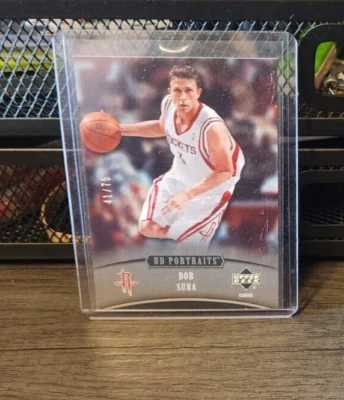 2005-06 Upper Deck Portraits Spectrum #ed 41/75 Bob Sura Bobby Rockets #13 SSP Foto 1 de 2