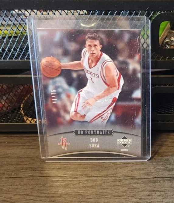 2005-06 Upper Deck Portraits Spectrum Noed 41/75 BOB SURA Bobby Rockets No13 SSP - Изображение 1 из 2